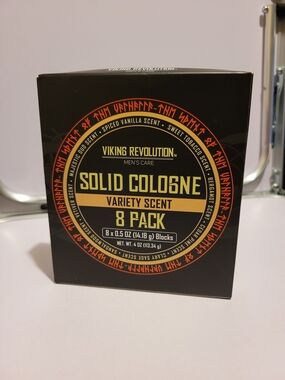 Viking Revolution Solid Cologne Variety Scent 8-Pack - Black & Gold